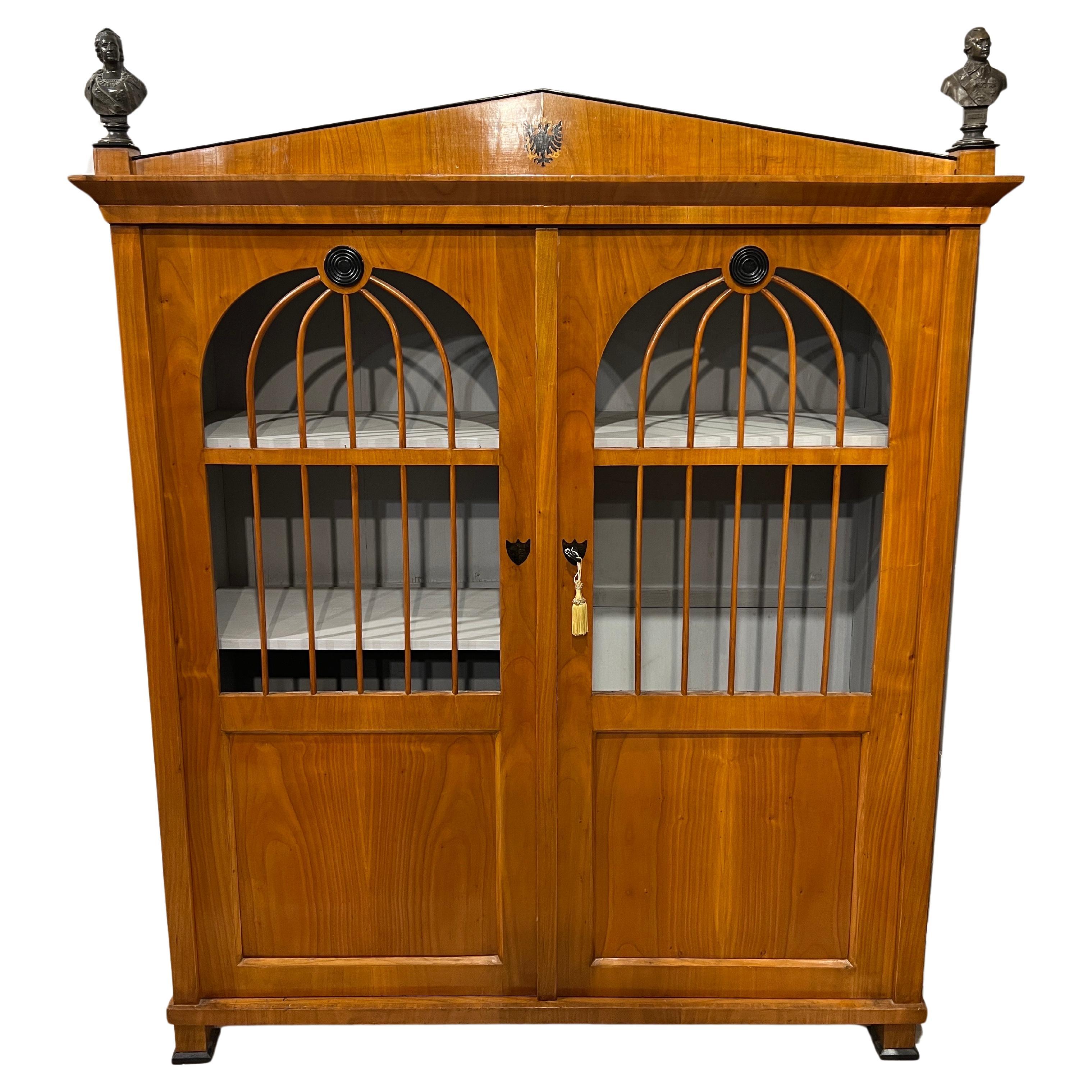 19th Century Russian Biedermeier Cherry Cabinet 1800 For Sale