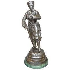 Scultura russa in bronzo del XIX secolo