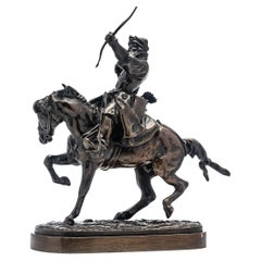 19th Century Russian Bronze 'The Archer', Evgeniy Lanceray, circa 1880