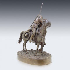 19th Century Russian Bronze 'The Cassack's Farewell, Vasiliy Grachev, c.1880