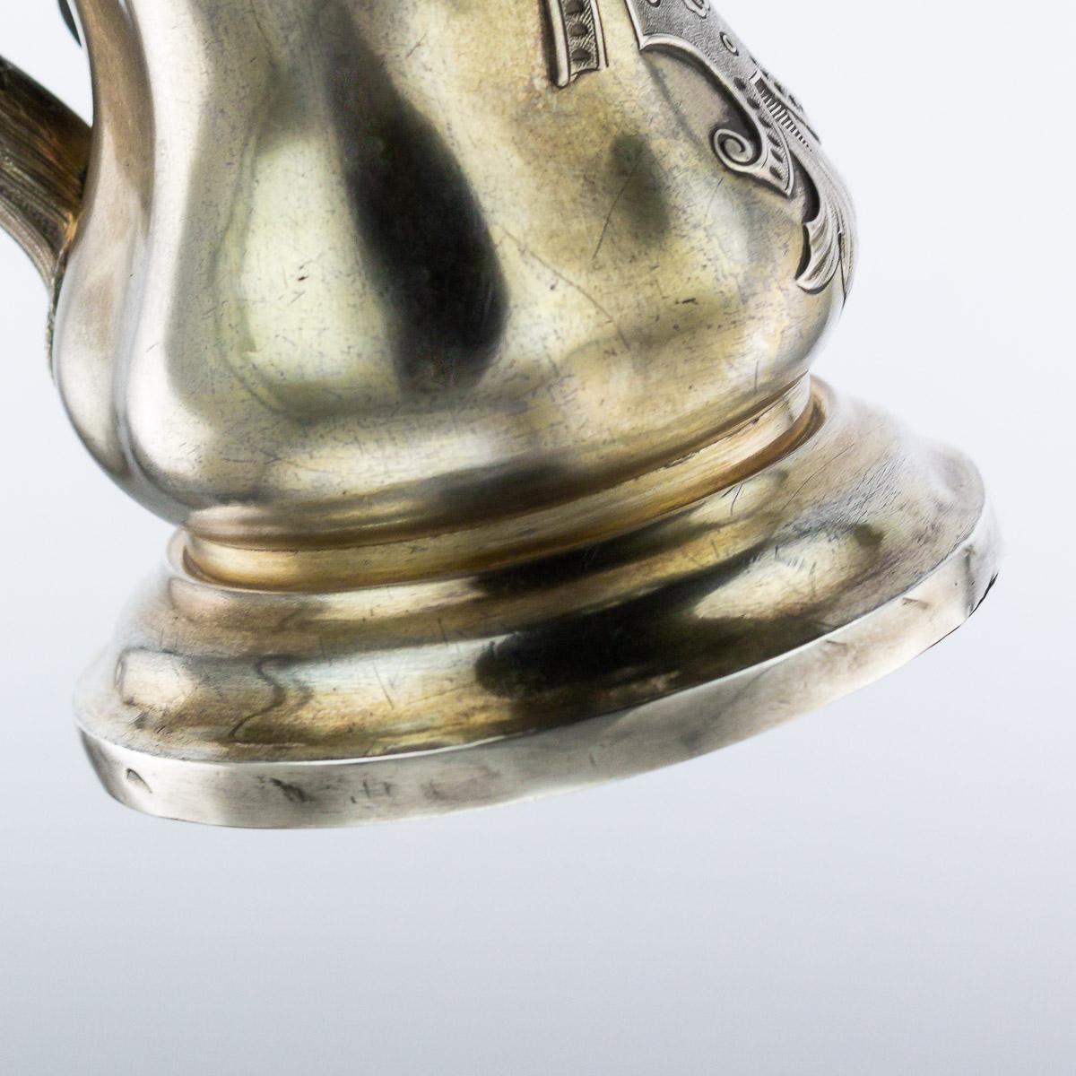 19th Century Russian Empire Solid Silver-Gilt Cup, St-Petersburg, circa 1849 10