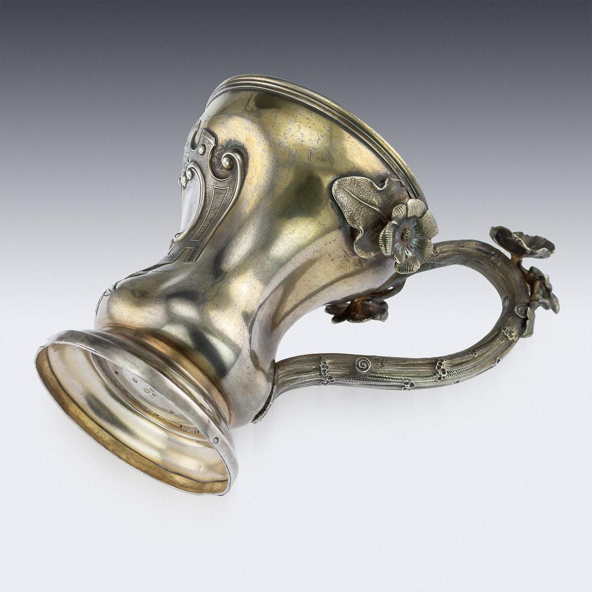 19th Century Russian Empire Solid Silver-Gilt Cup, St-Petersburg, circa 1849 2