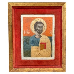 19th Century Russian Icon of St. Luke the Evangelist