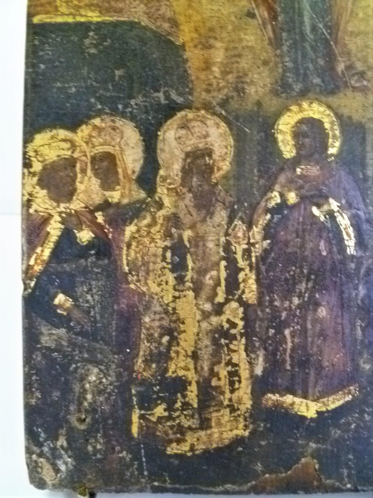 19th Century Russian Icon of The Protection of the Mother of God, Theotokos 2