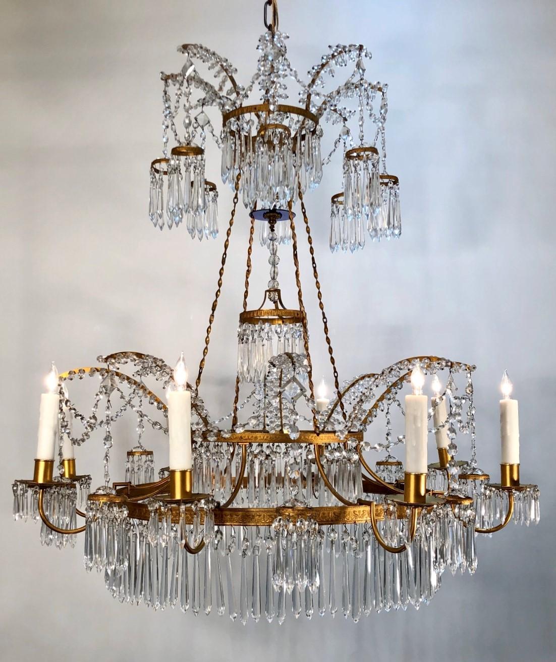 19th Century Russian Imperial Style Chandelier 10