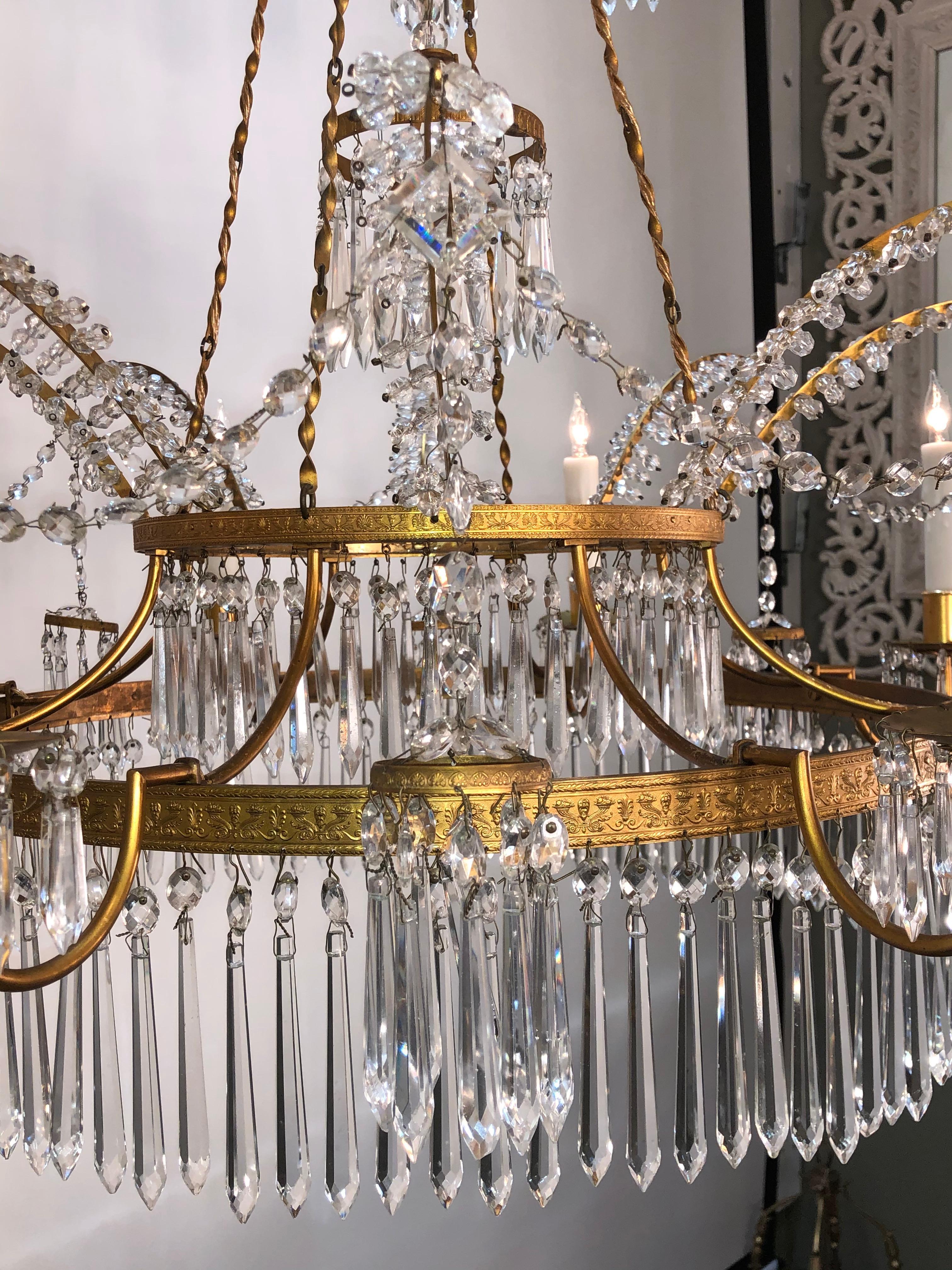 19th Century Russian Imperial Style Chandelier 1