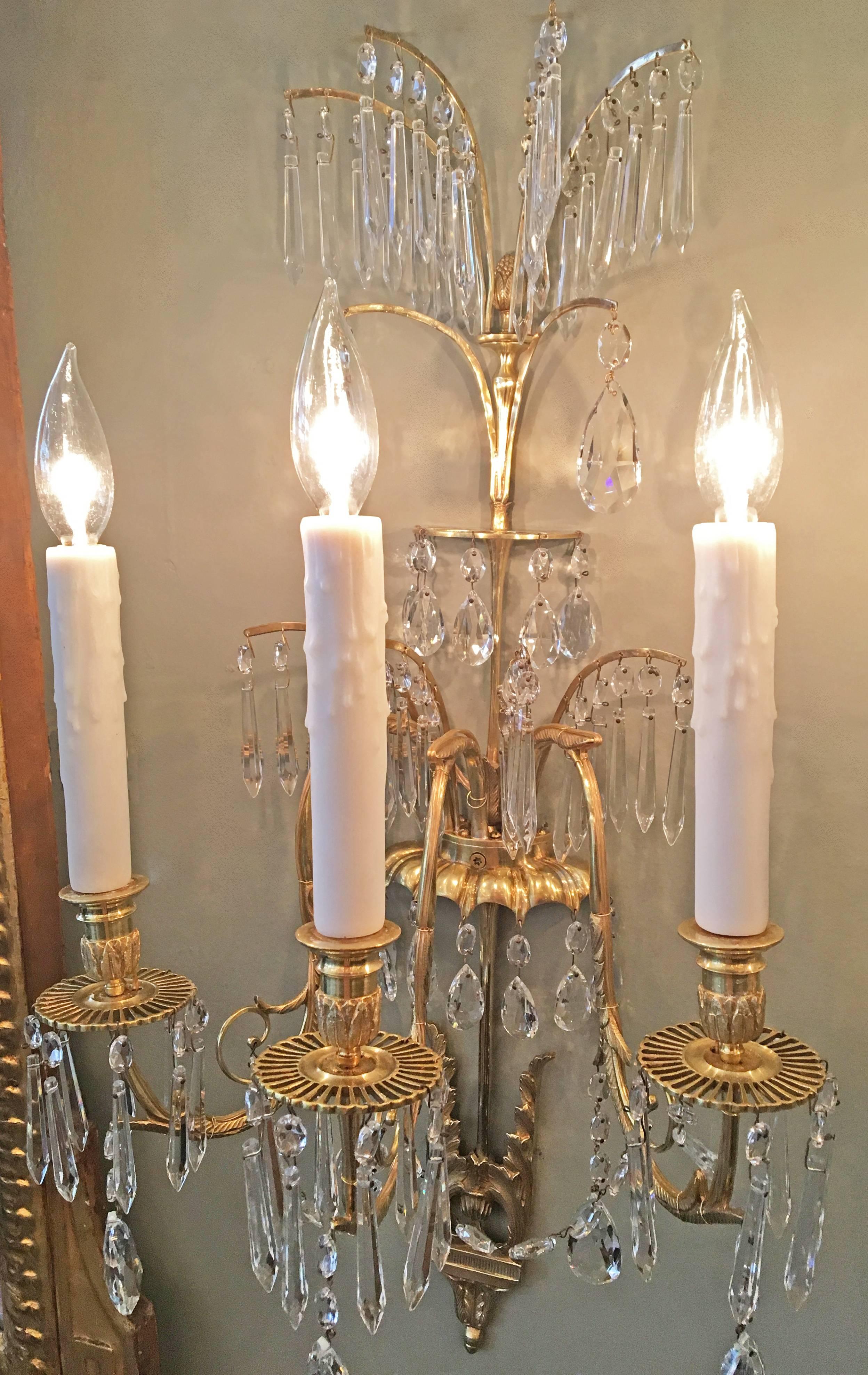19th Century Russian Imperial Style Sconces 3