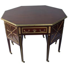19th Century Russian Mahogany Brass-Mounted Partners Desk