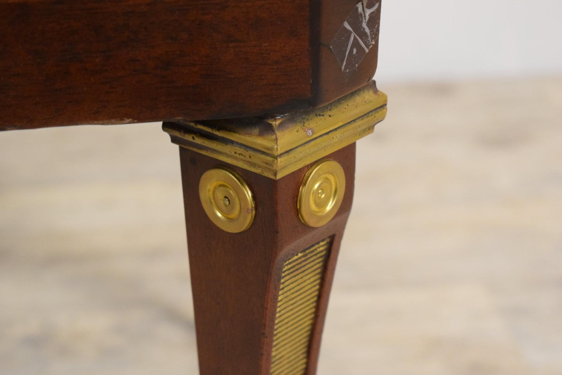 19th Century, Russian Chest of Drawers with Gilded Bronzes 5