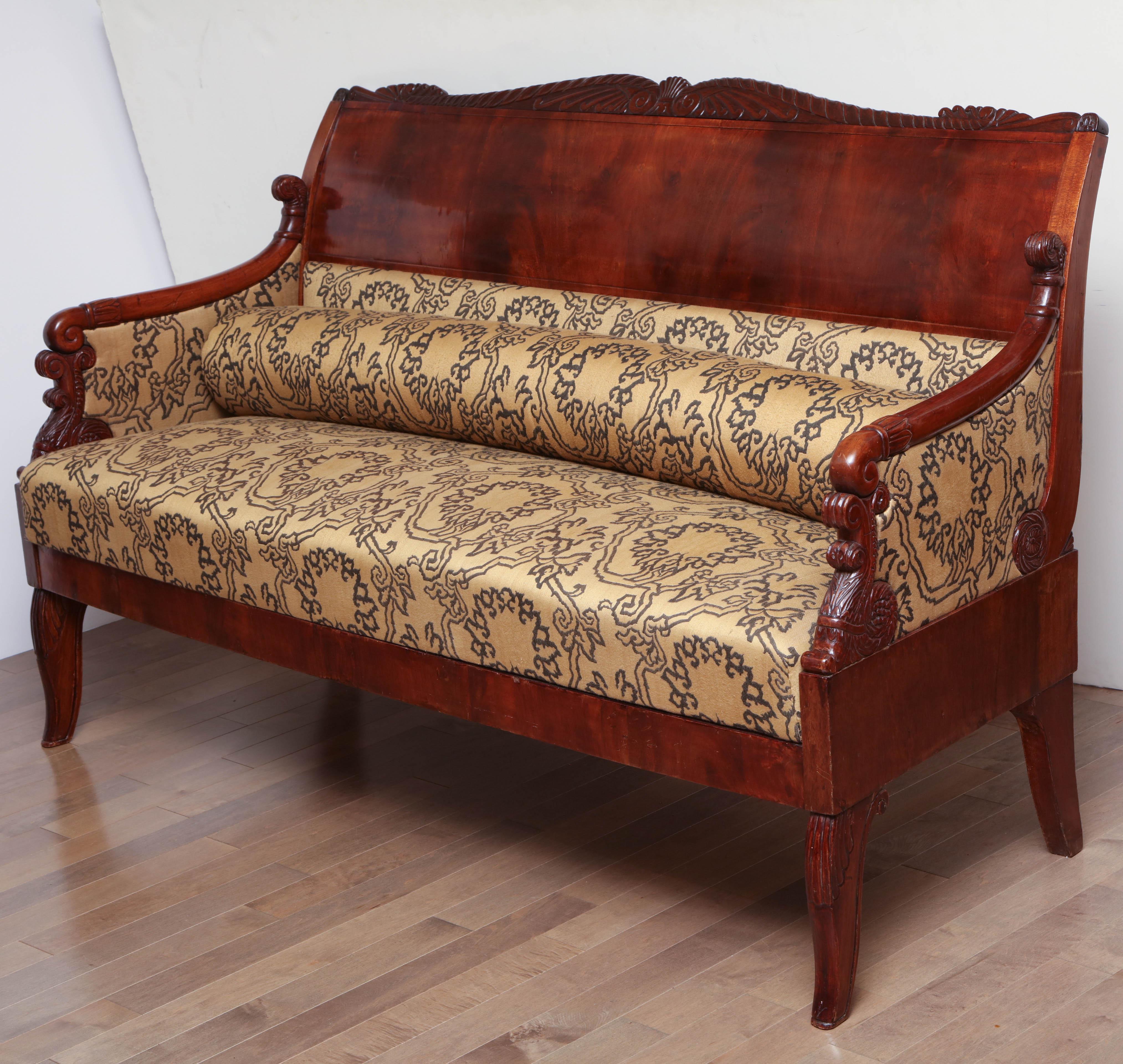 19th Century Russian Neoclassical Sofa 4