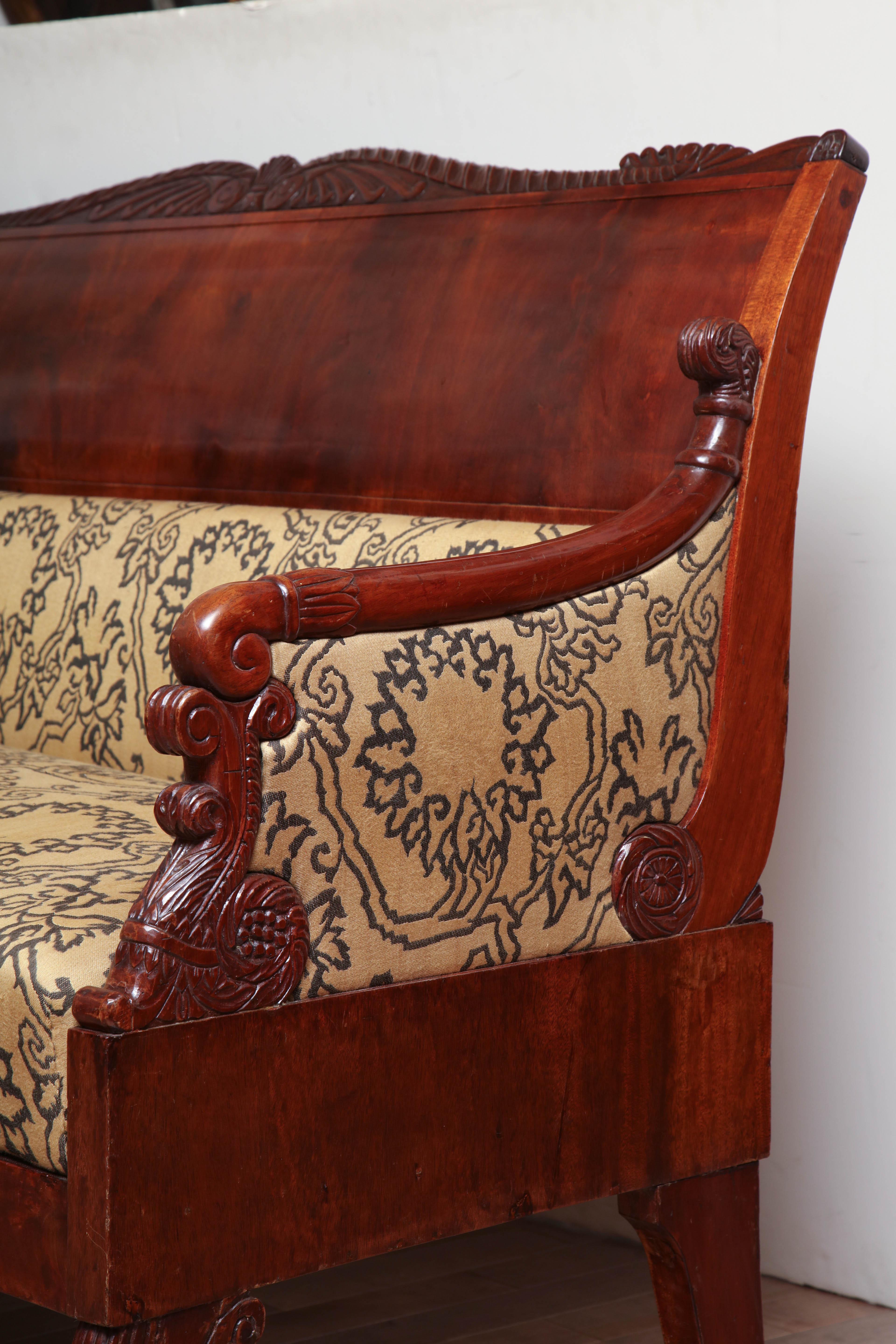 19th Century Russian Neoclassical Sofa 2