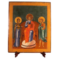 19th-century Russian Orthodox Icon – The Deesis