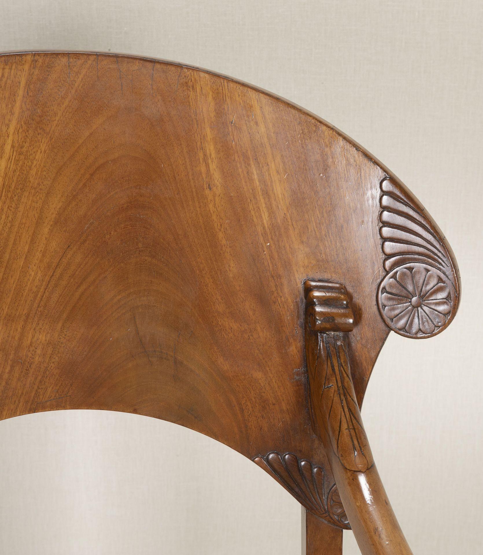 19th Century Russian Satinwood Open Armchair In Good Condition For Sale In Gloucestershire, GB