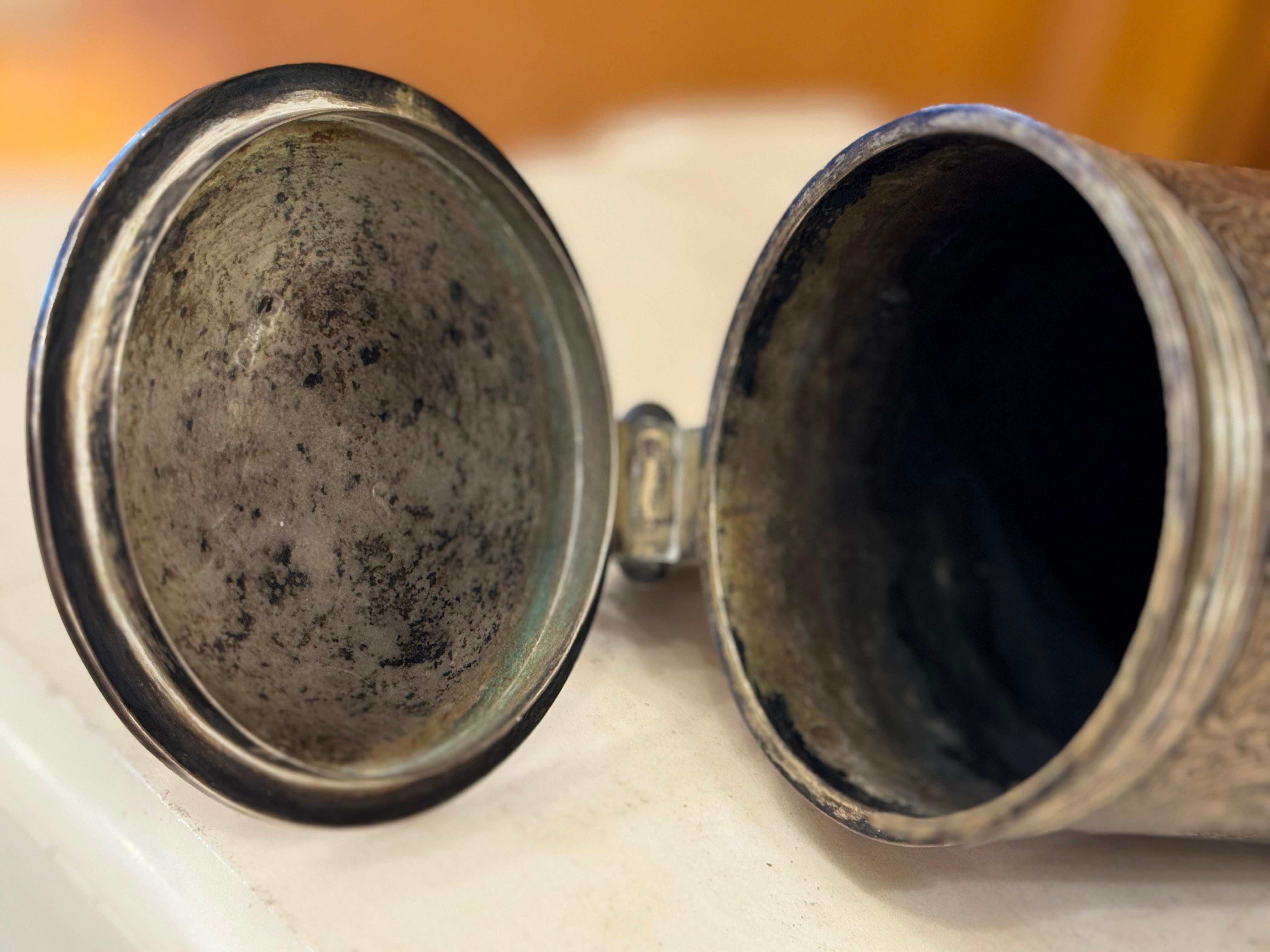 19th Century Russian Silver Niello Tankard, Moscow, 1854 For Sale 9