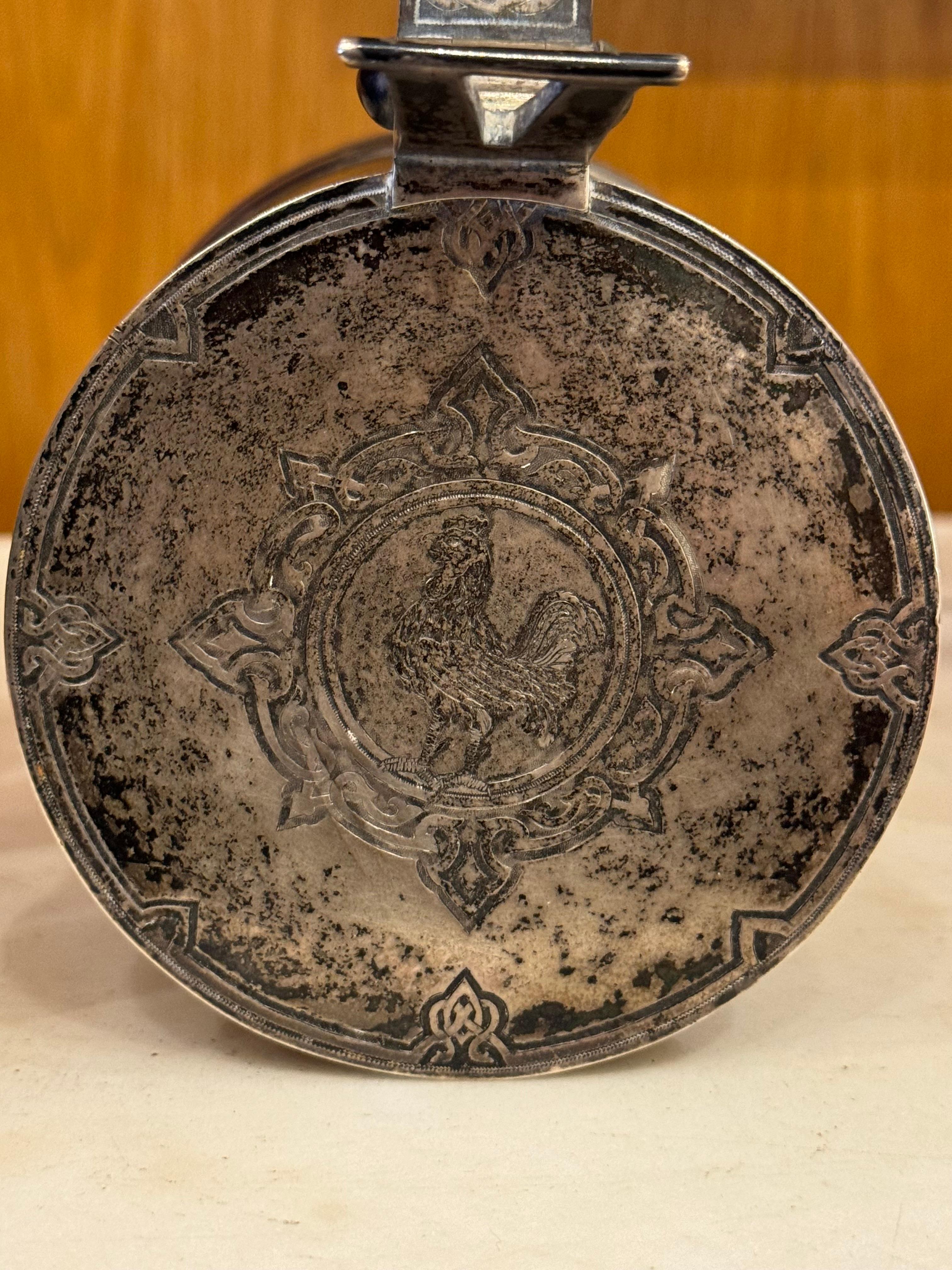 19th Century Russian Silver Niello Tankard, Moscow, 1854 For Sale 5
