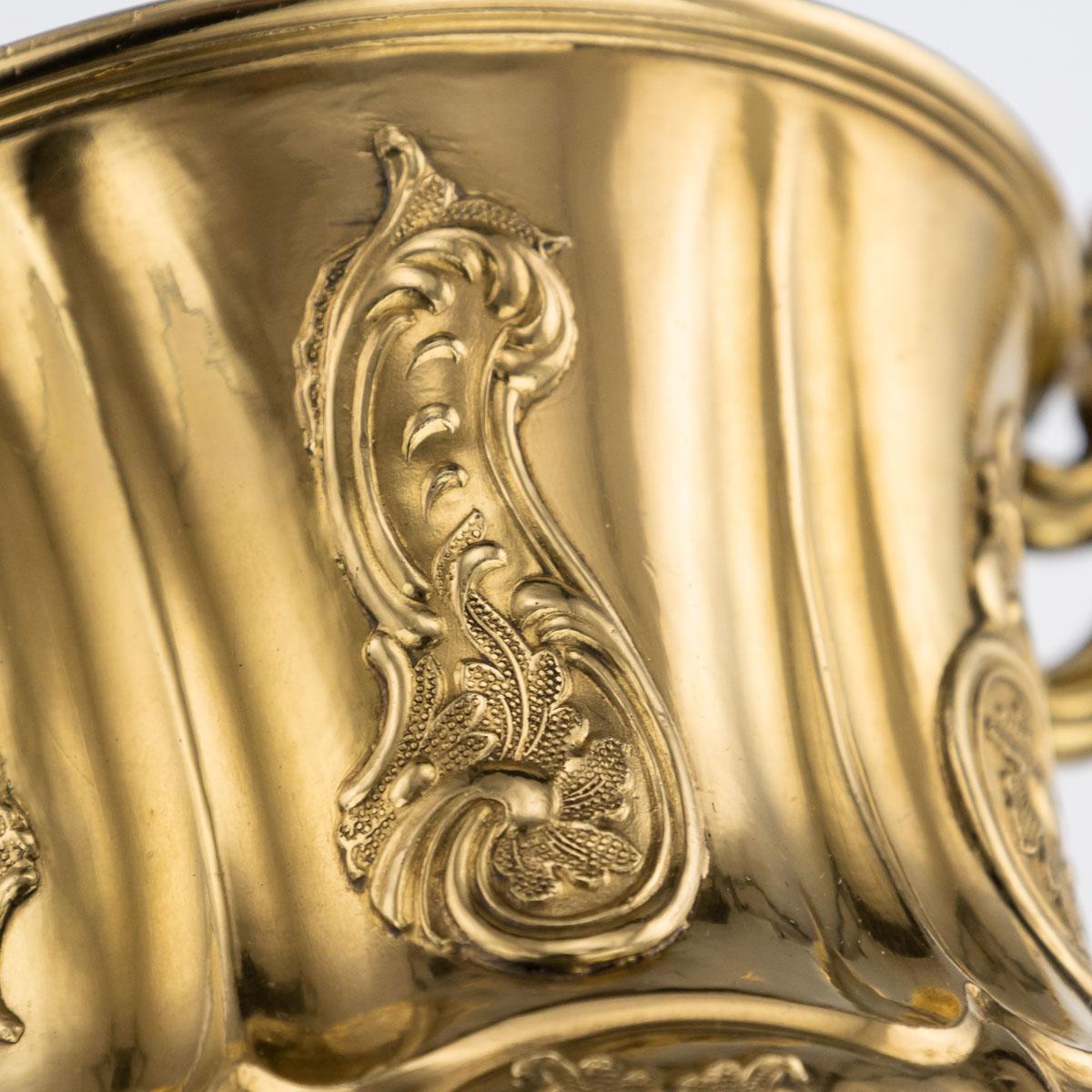 19th Century Russian Solid Silver-Gilt Cup and Cover, St-Petersburg, circa 1842 8