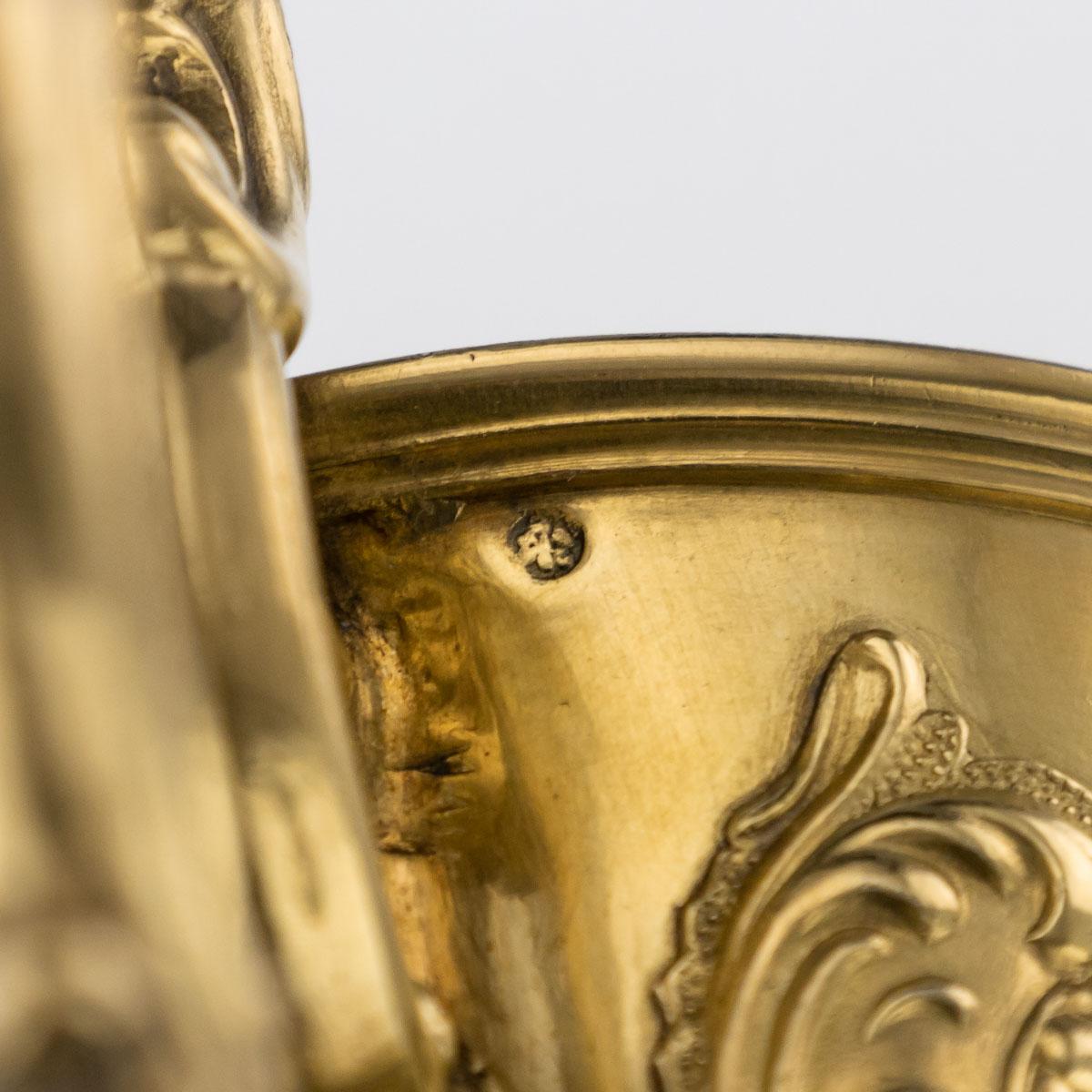 19th Century Russian Solid Silver-Gilt Cup and Cover, St-Petersburg, circa 1842 11