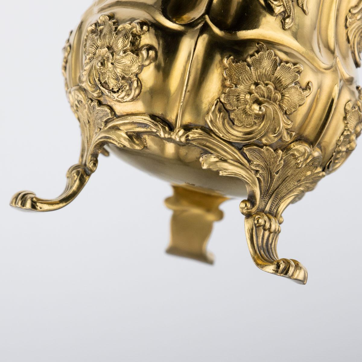 19th Century Russian Solid Silver-Gilt Cup and Cover, St-Petersburg, circa 1842 12