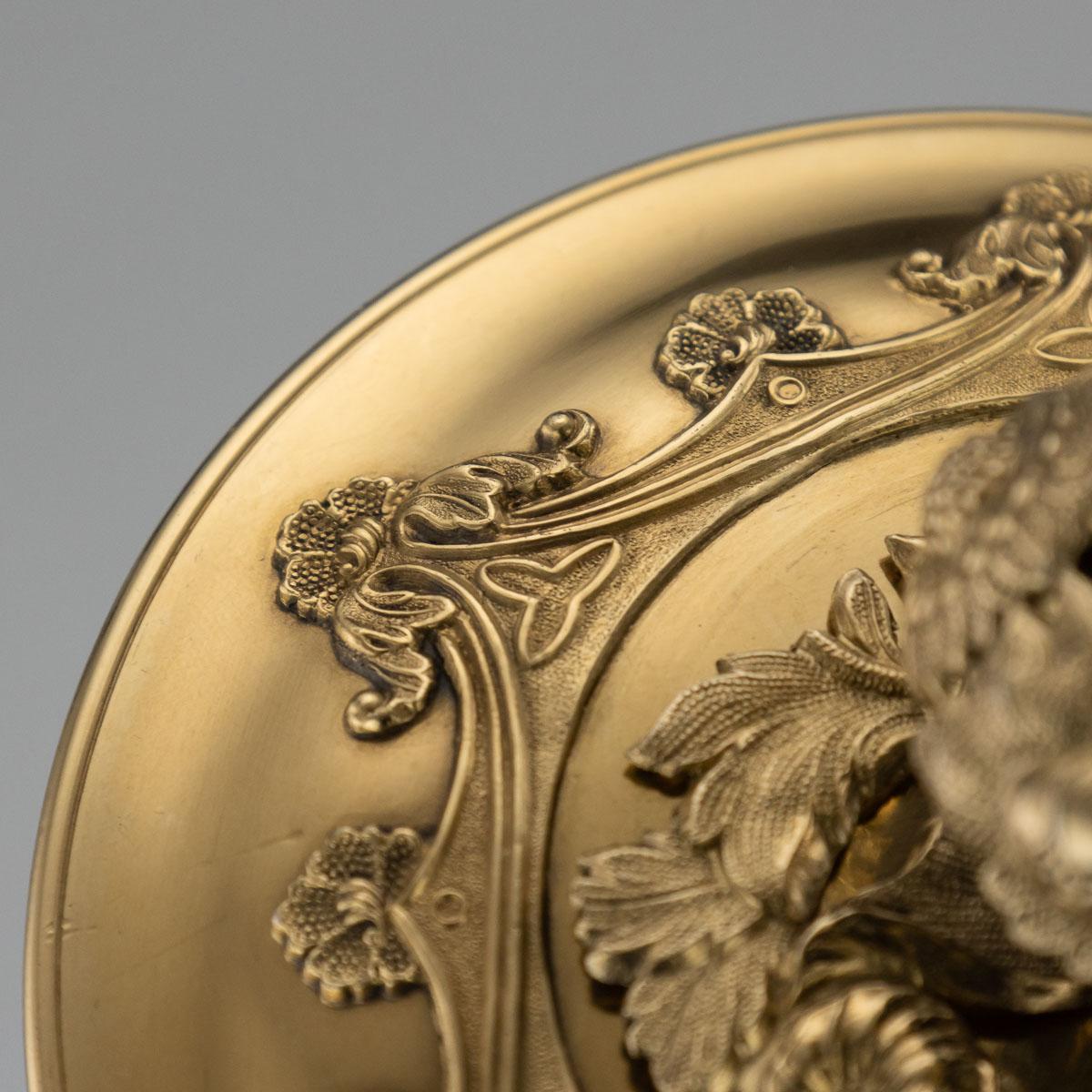 19th Century Russian Solid Silver-Gilt Cup and Cover, St-Petersburg, circa 1842 5