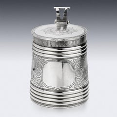 Russisches Tankard aus massivem Silber des 19. Jahrhunderts, Moskau, um 1857