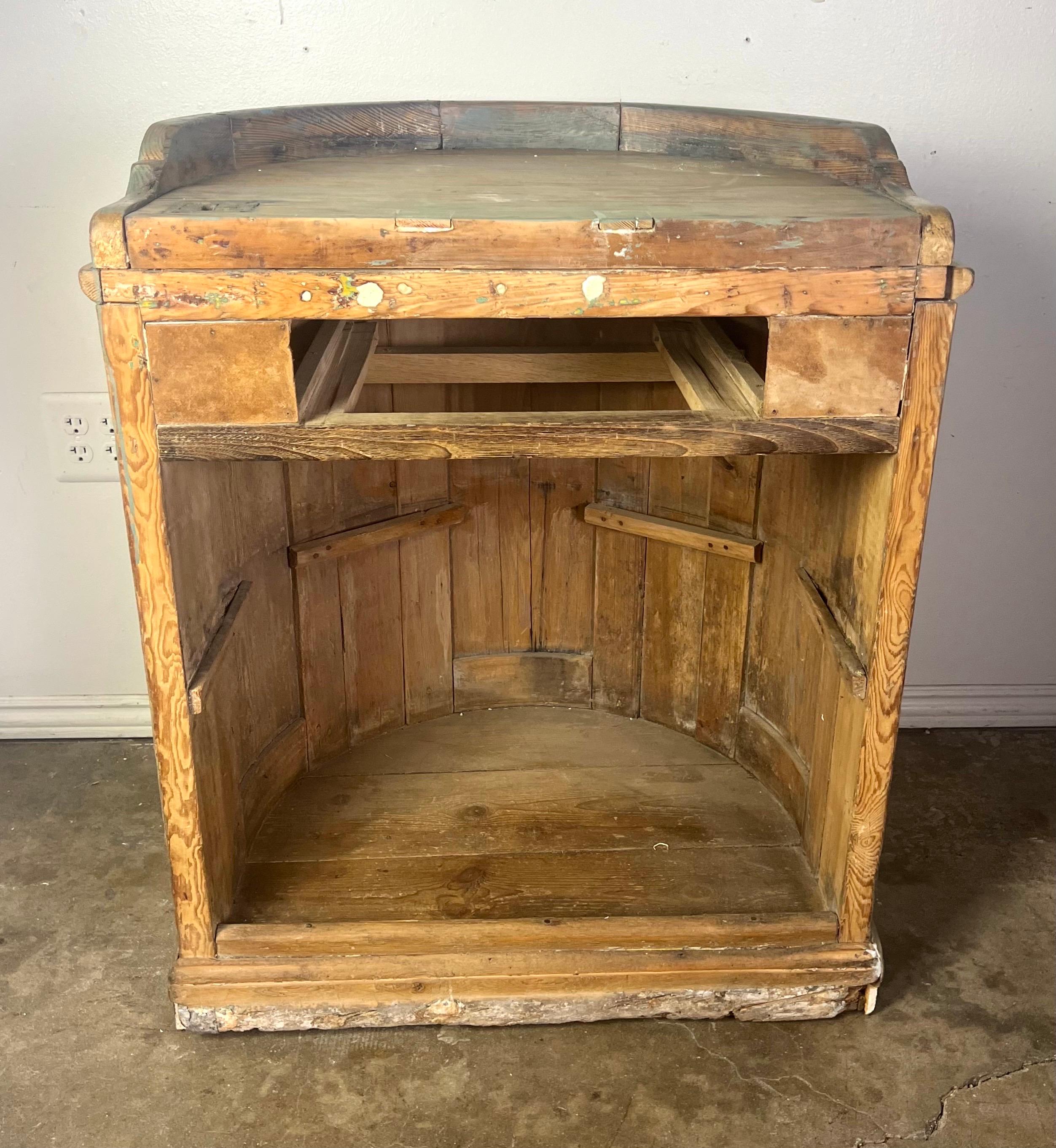 19th Century Rustic Alter Table 8