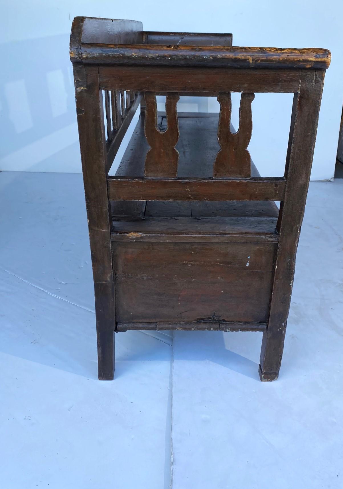 European 19th Century Rustic Bench For Sale
