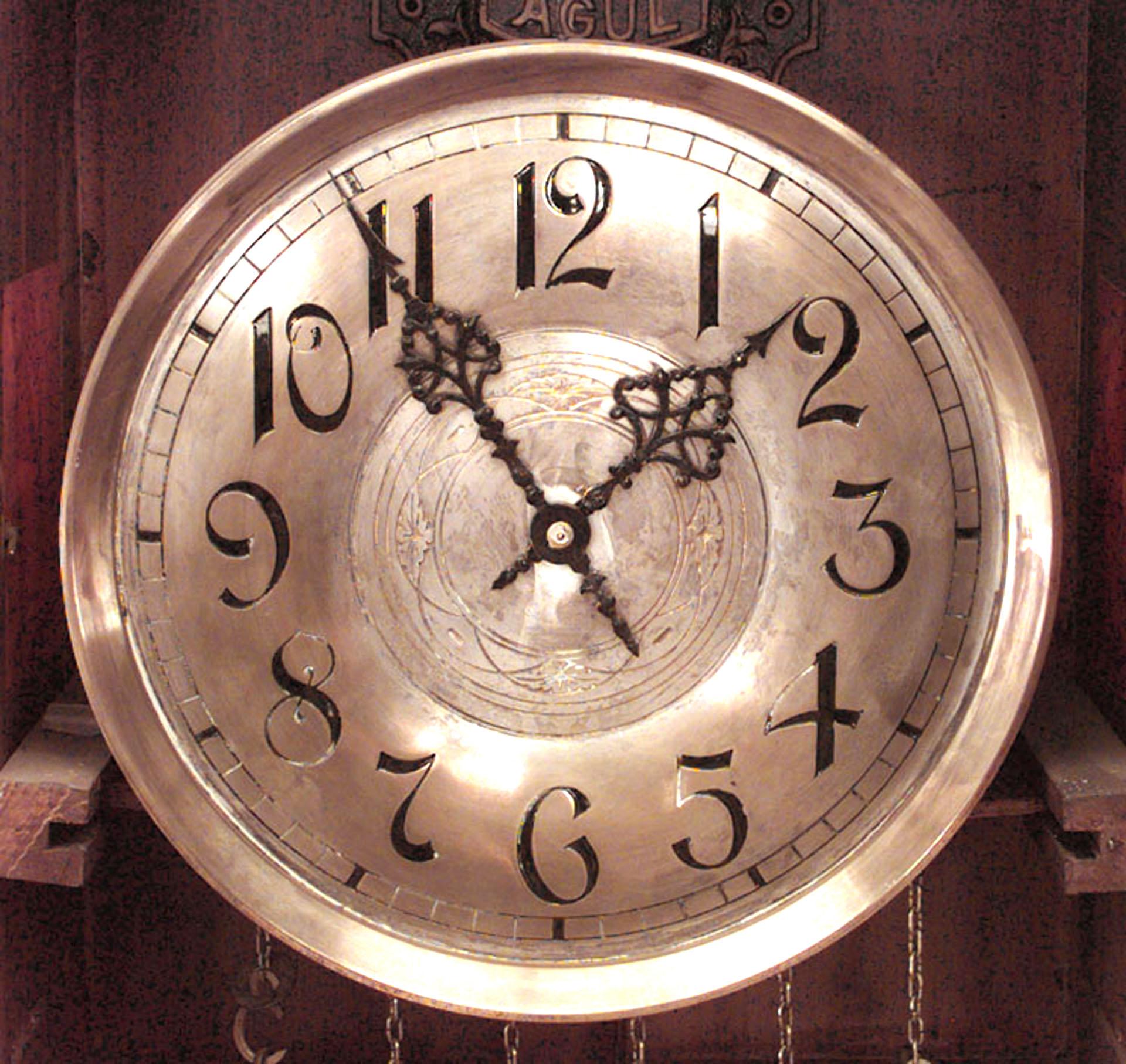 Horloge grand-père rustique de la forêt noire du XIXe siècle Bon état - En vente à New York, NY