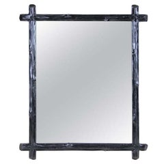19th Century Rustic Black Forest Wall Mirror, Austria, circa 1880