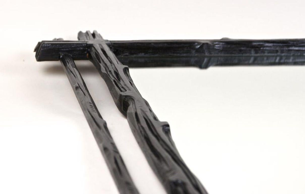 Specchio da parete rustico Black Forest del XIX secolo, con doppia cornice, AT circa 1880 in vendita 10