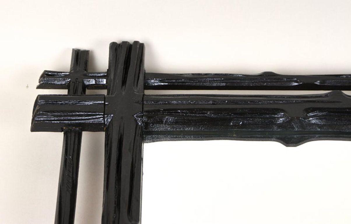 Specchio da parete rustico Black Forest del XIX secolo, con doppia cornice, AT circa 1880 in vendita 11