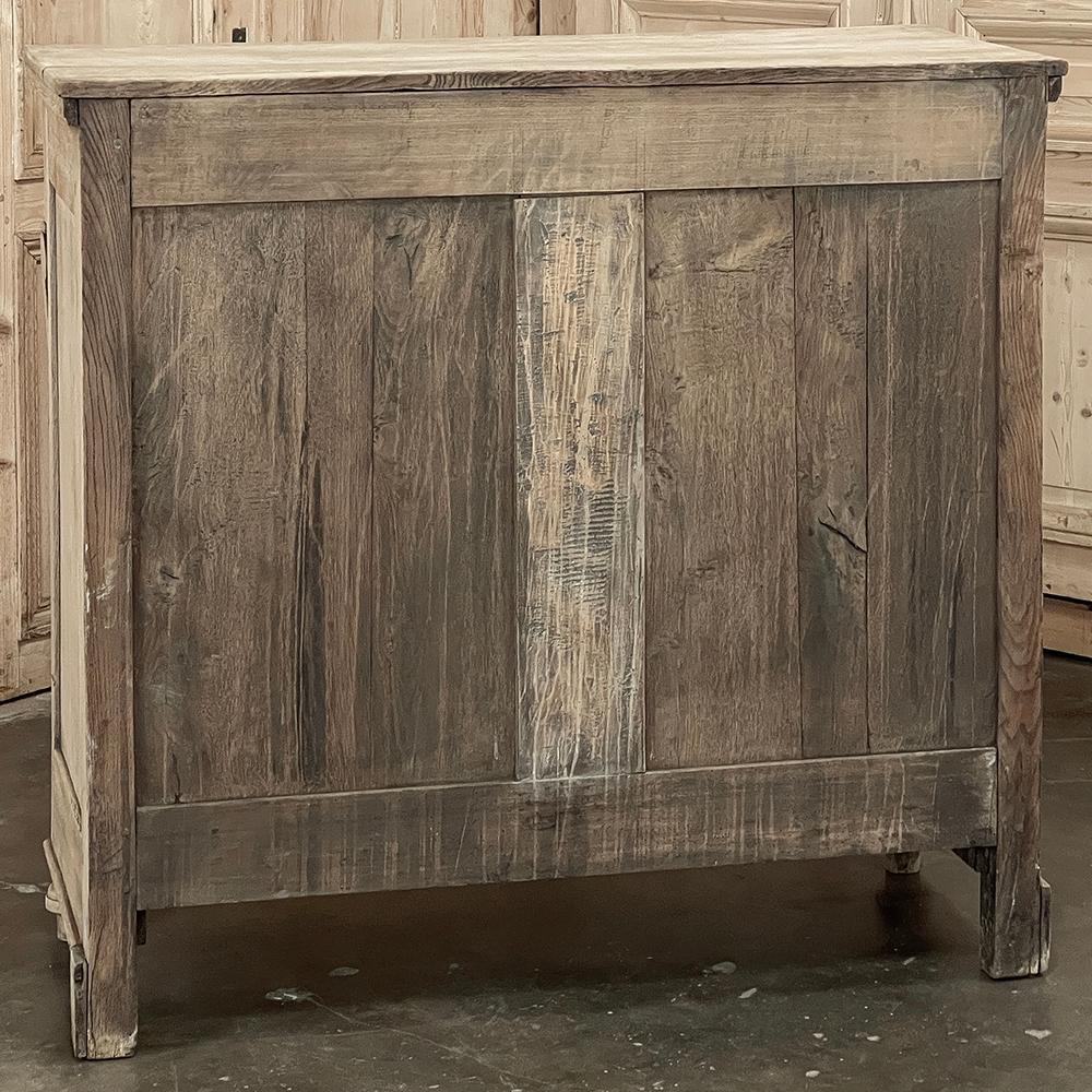 19th Century Rustic Charles X Commode ~ Chest of Drawers in Stripped Oak 13