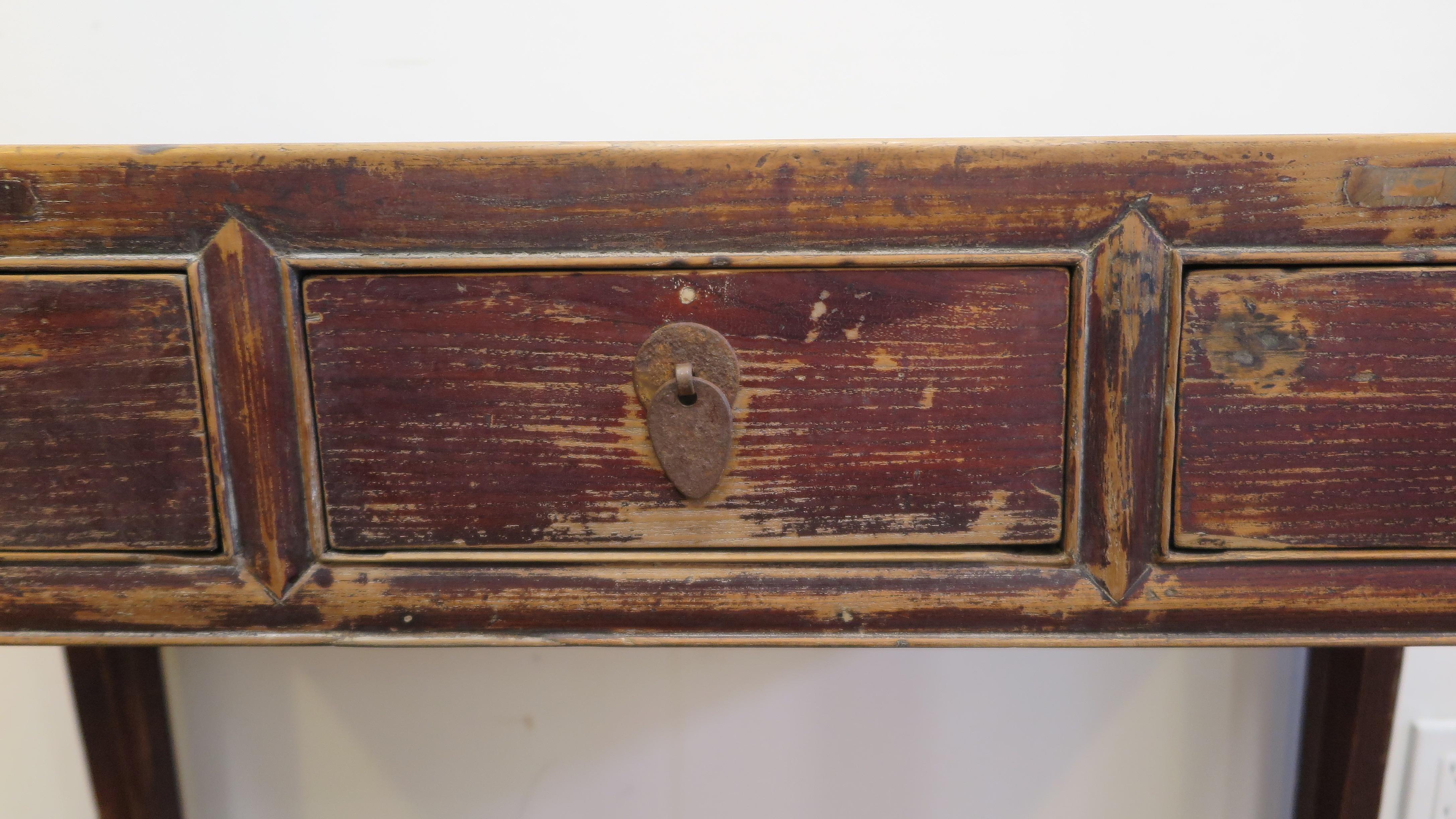 Table console rustique du 19e siècle  en vente 4