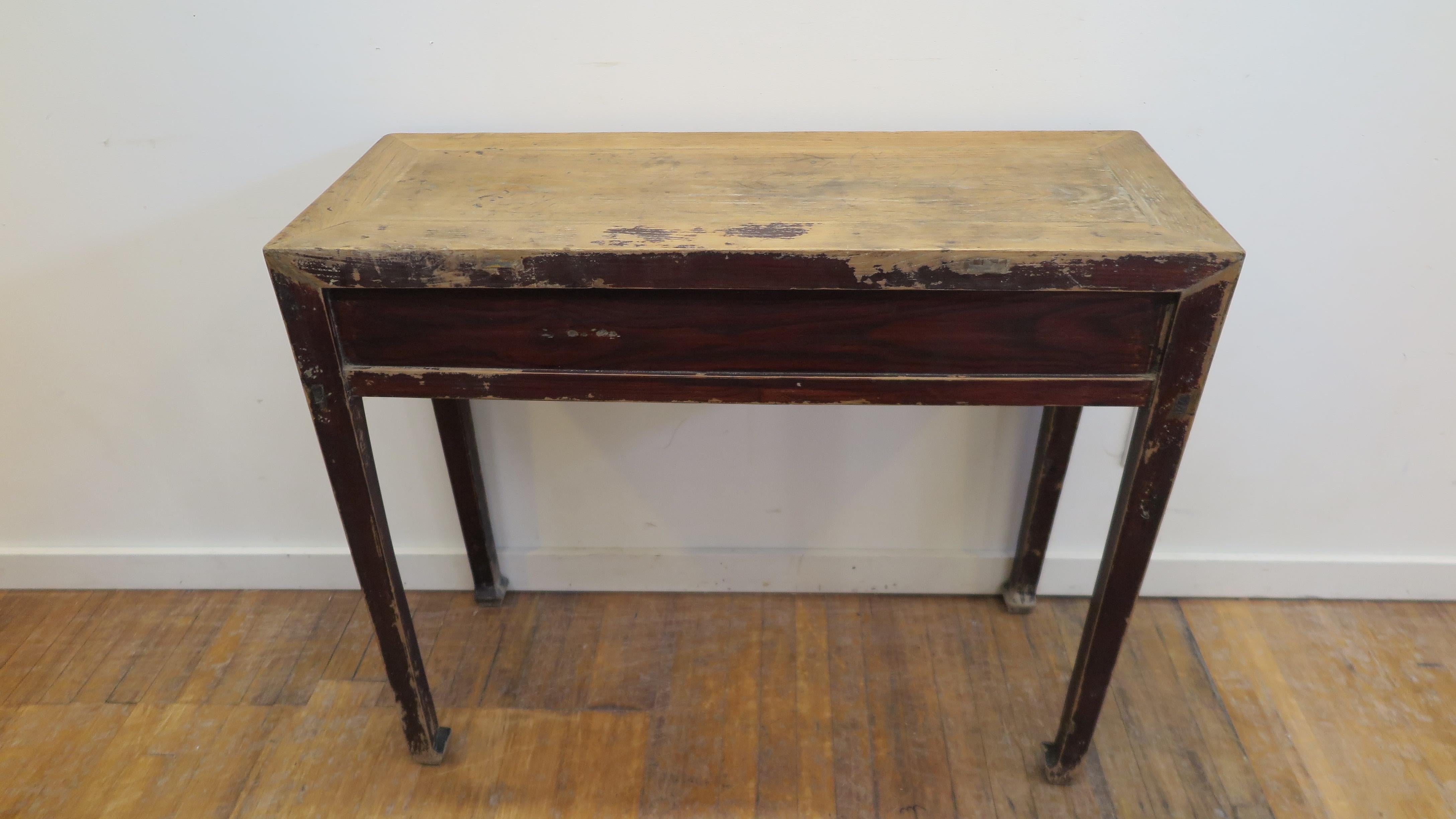 19th Century Rustic Console Table  For Sale 8