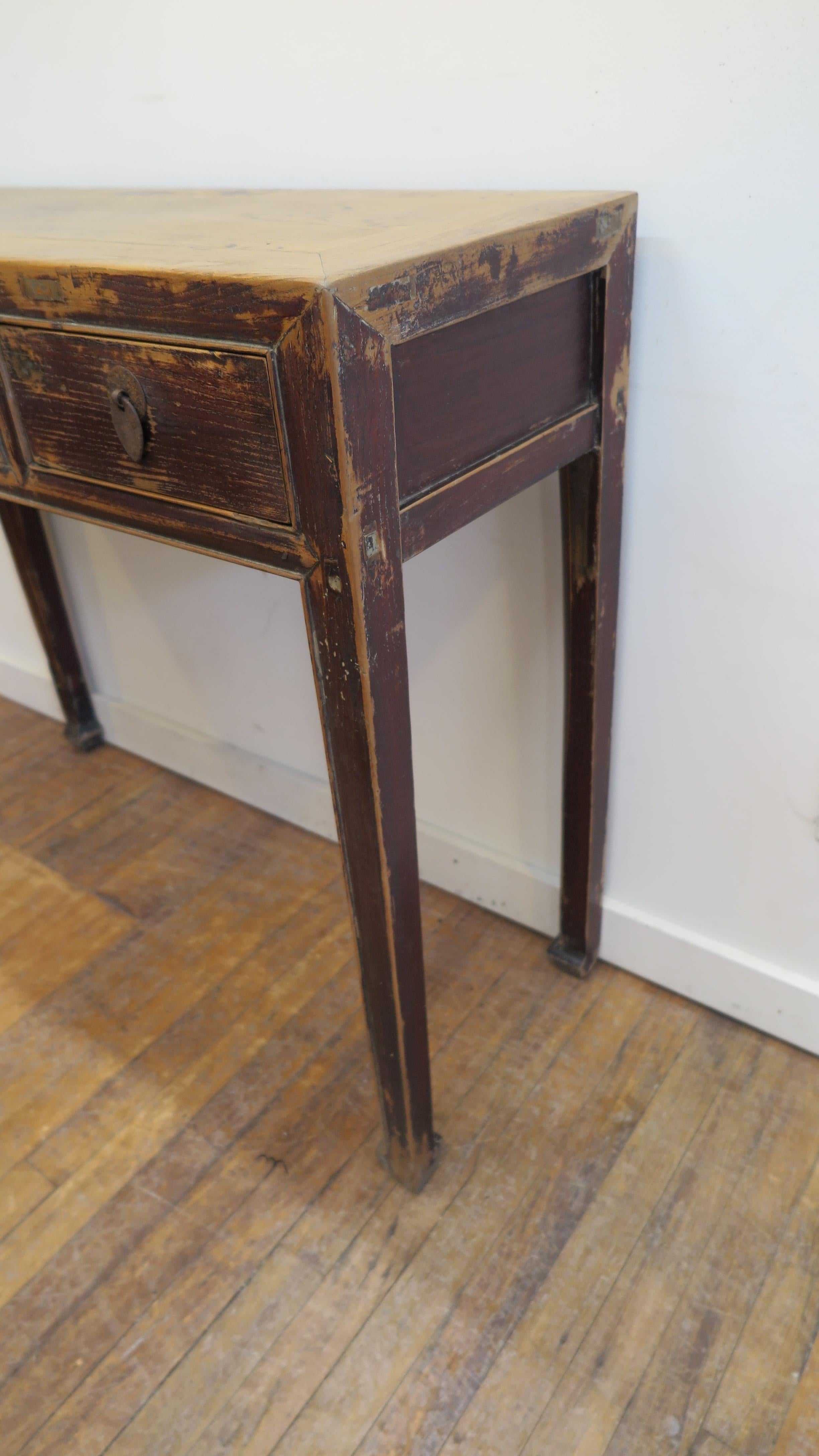 Table console rustique du 19e siècle  en vente 1