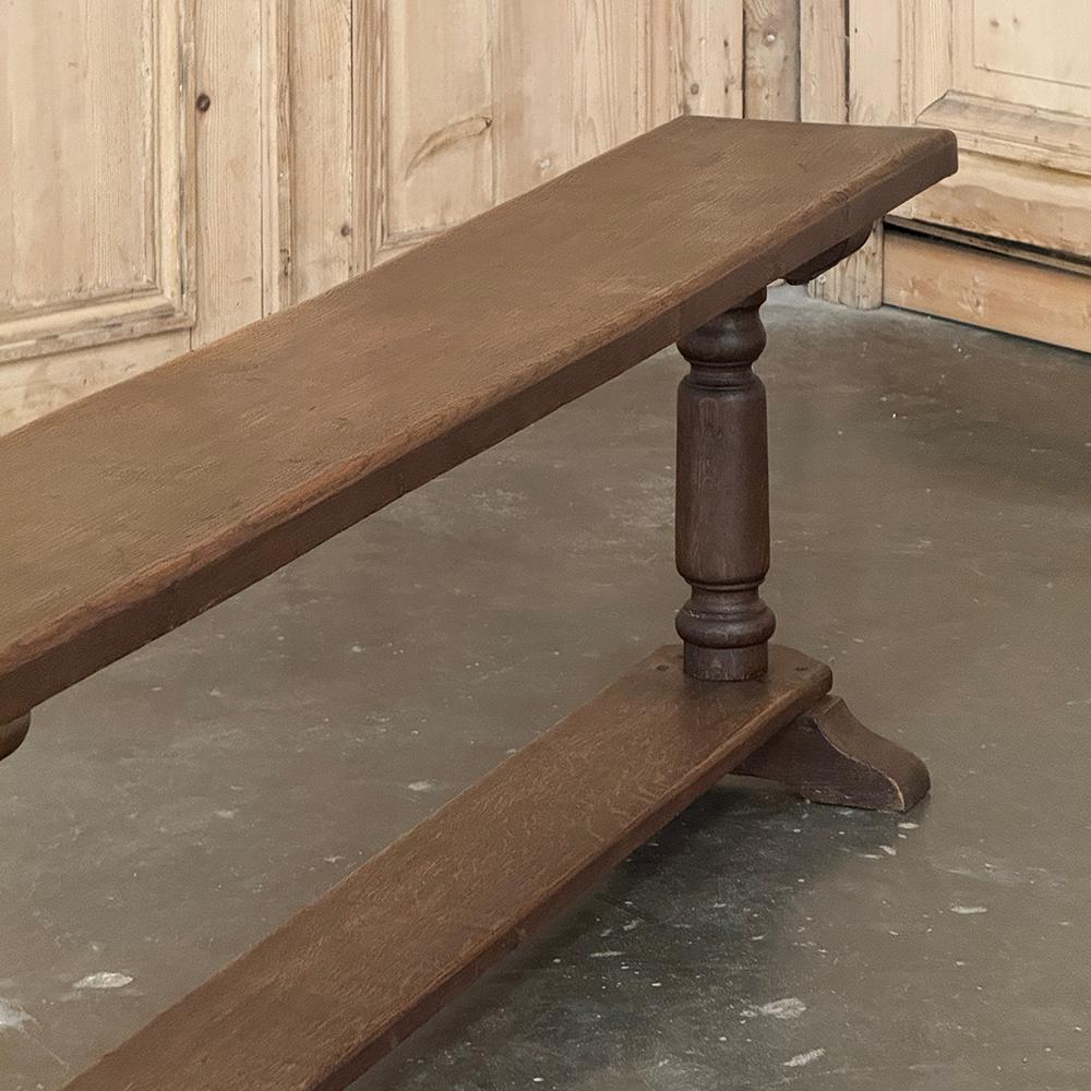 Banc français rustique du 19ème siècle en vente 4