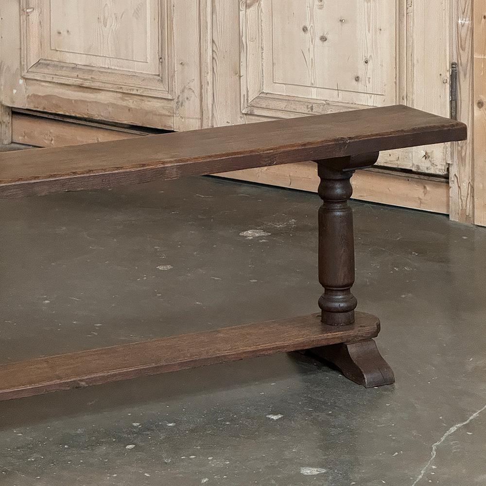 Banc français rustique du 19ème siècle en vente 6