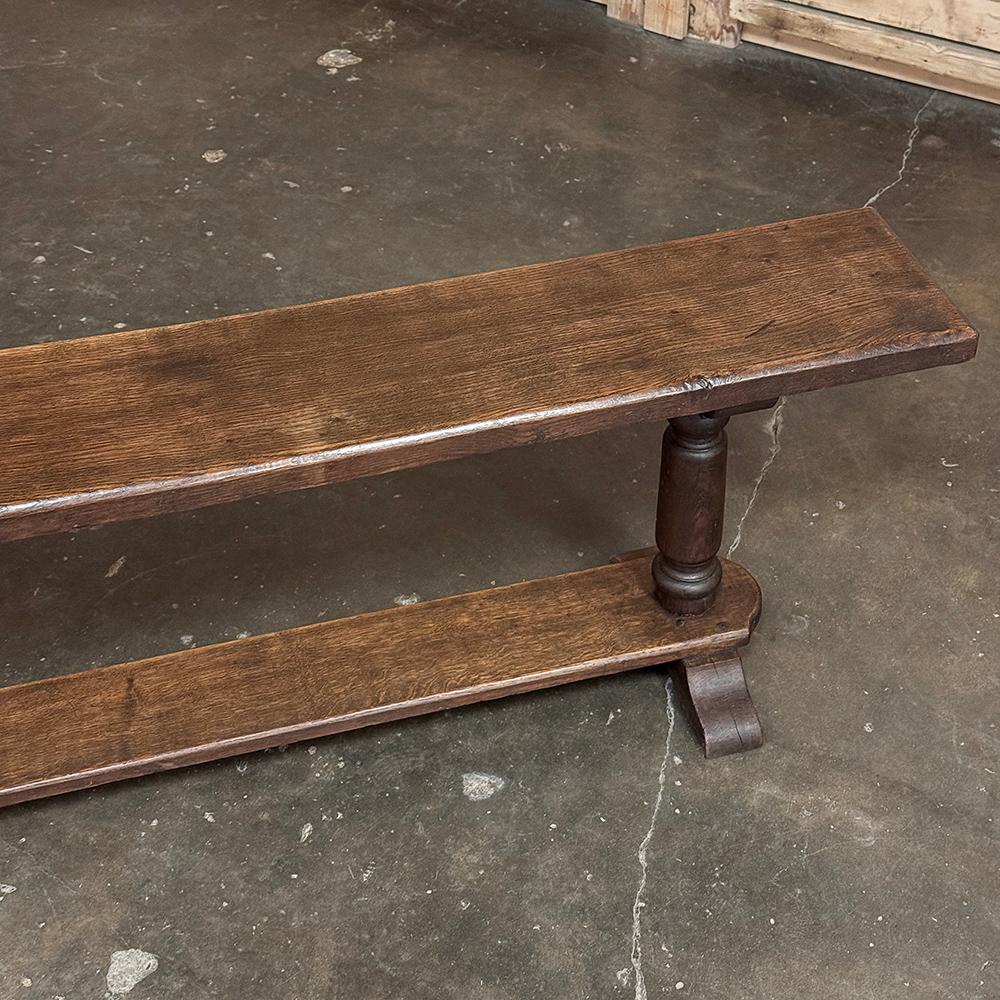 Banc français rustique du 19ème siècle en vente 8