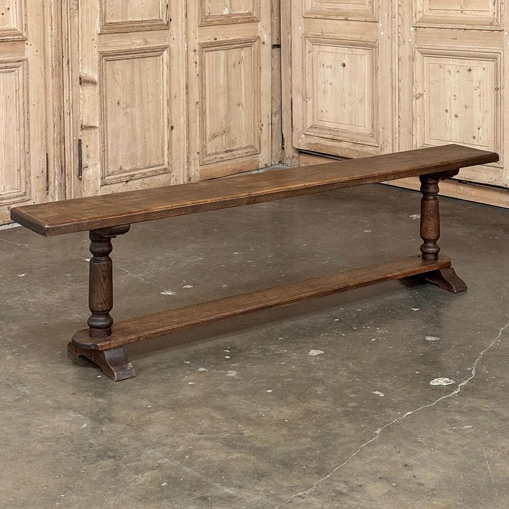 Rustique Banc français rustique du 19ème siècle en vente