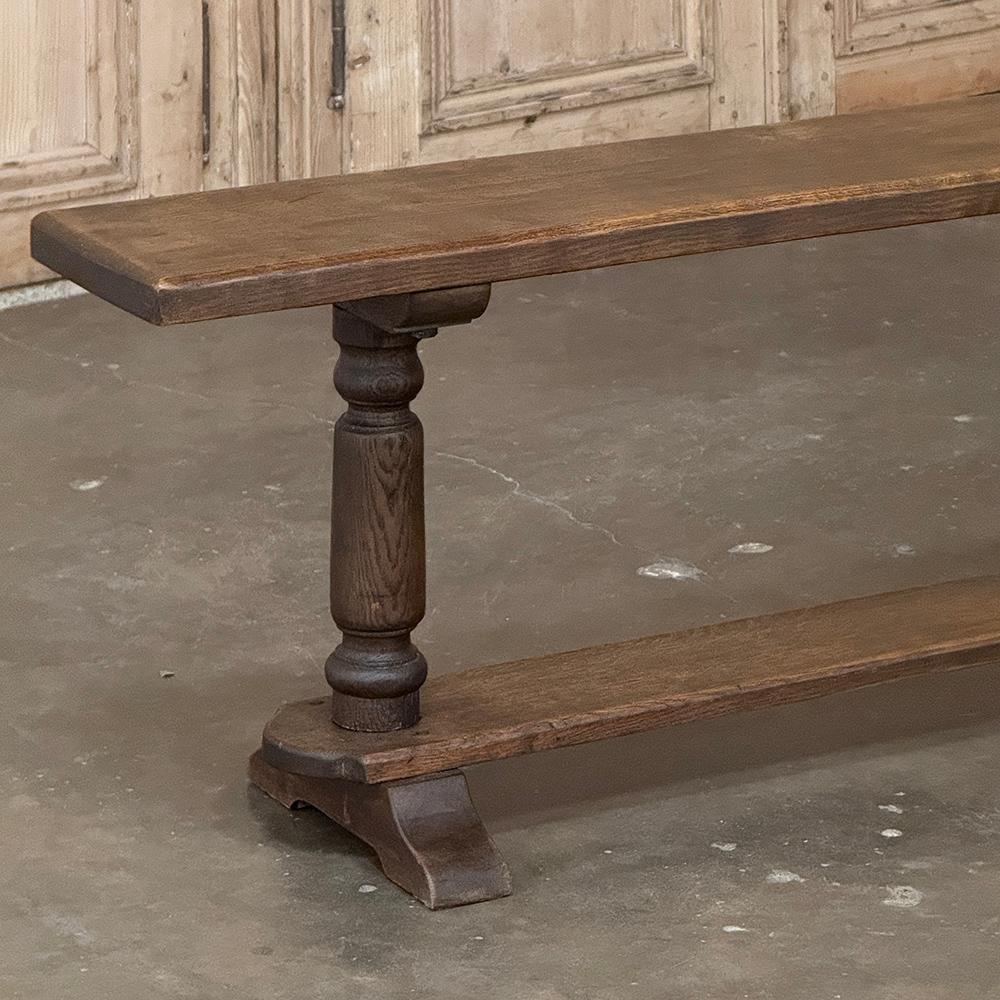 Banc français rustique du 19ème siècle Bon état - En vente à Dallas, TX