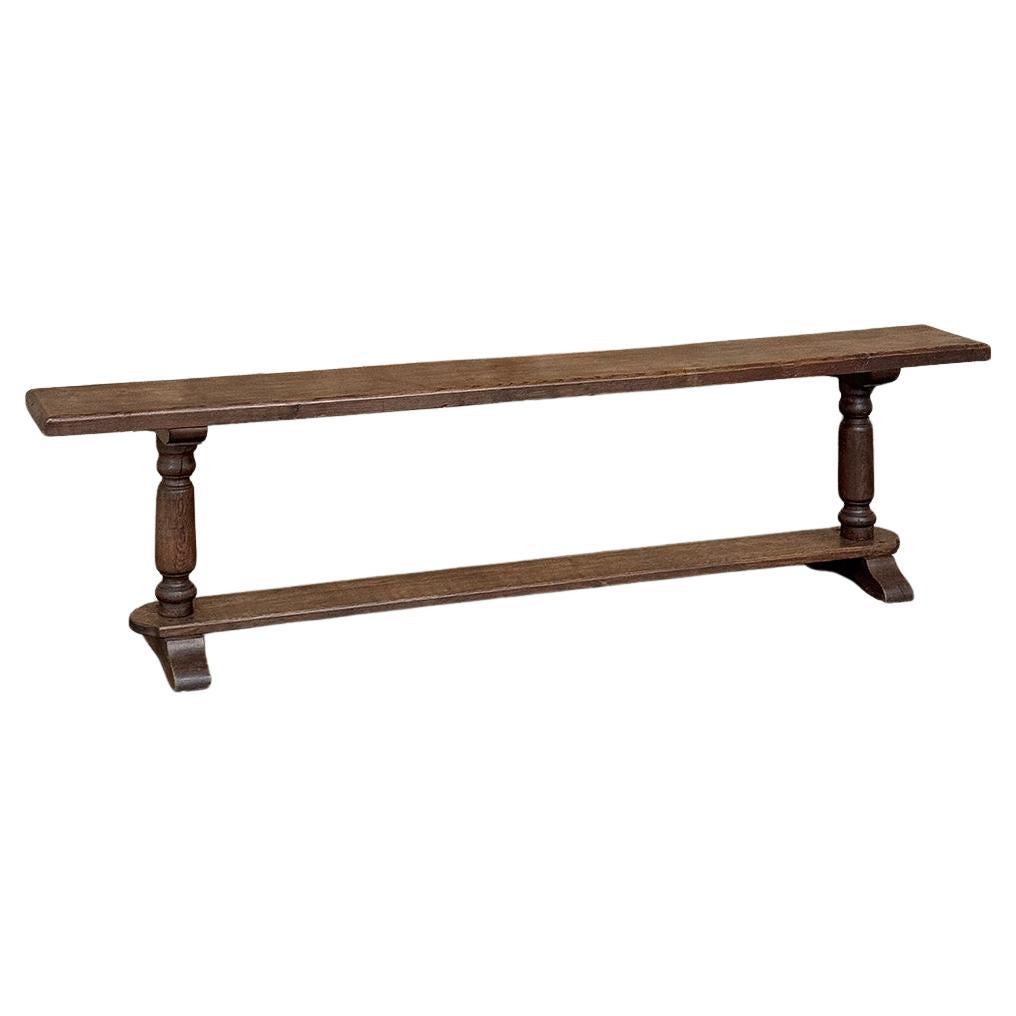 19th Century Rustic Country French Bench