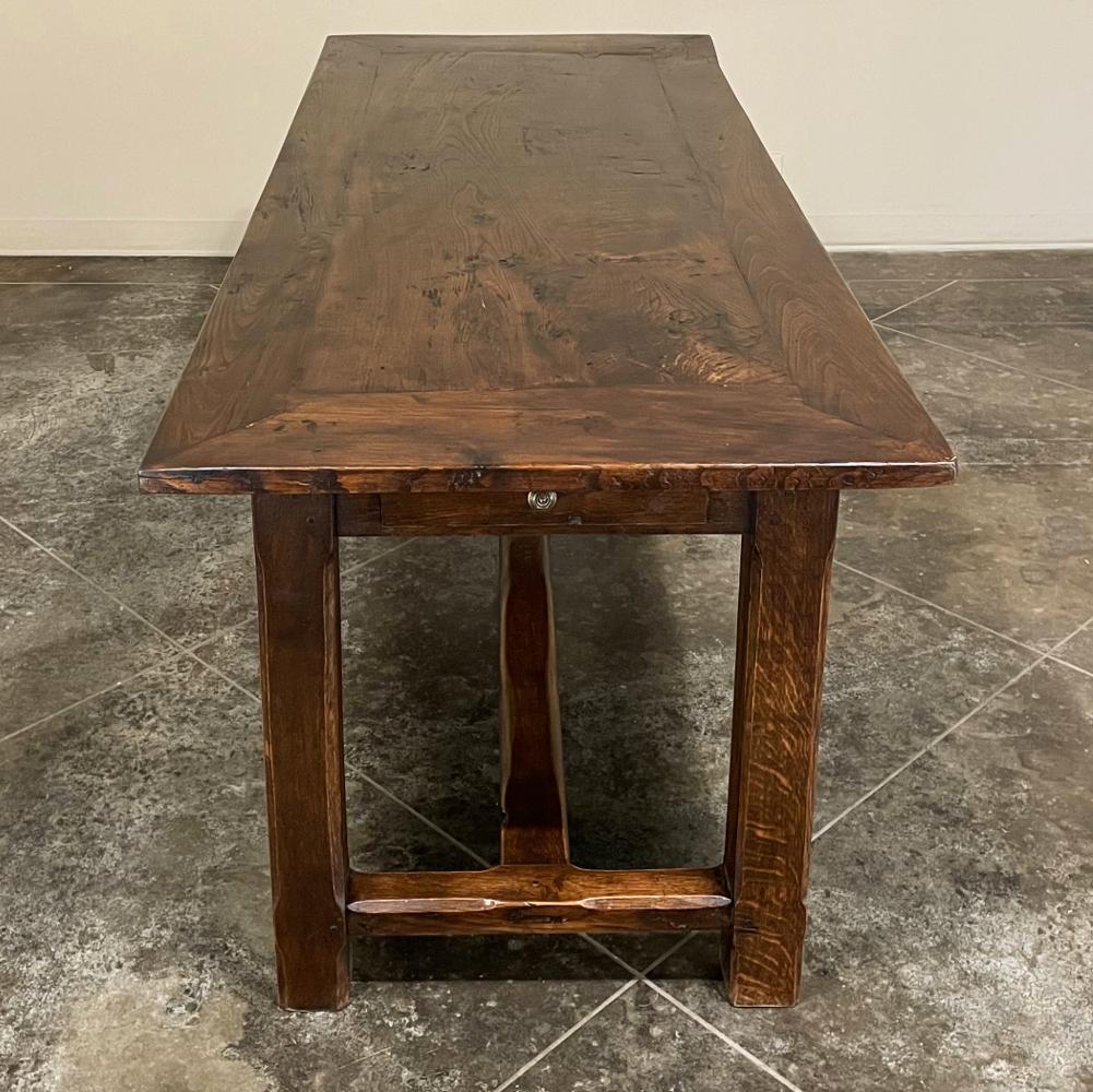 19th Century Rustic Country French Farm Table or Dining Table For Sale 5
