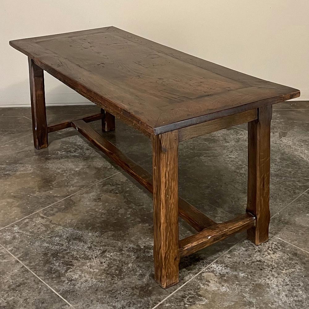 Hand-Crafted 19th Century Rustic Country French Farm Table or Dining Table For Sale