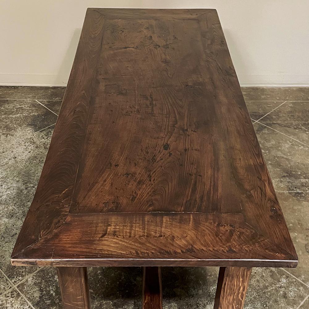 19th Century Rustic Country French Farm Table or Dining Table For Sale 3