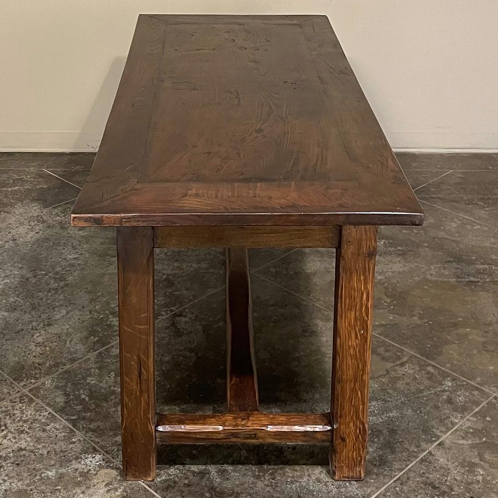 19th Century Rustic Country French Farm Table or Dining Table For Sale 4