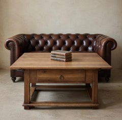 19th Century Rustic Country French Fruitwood Coffee Table