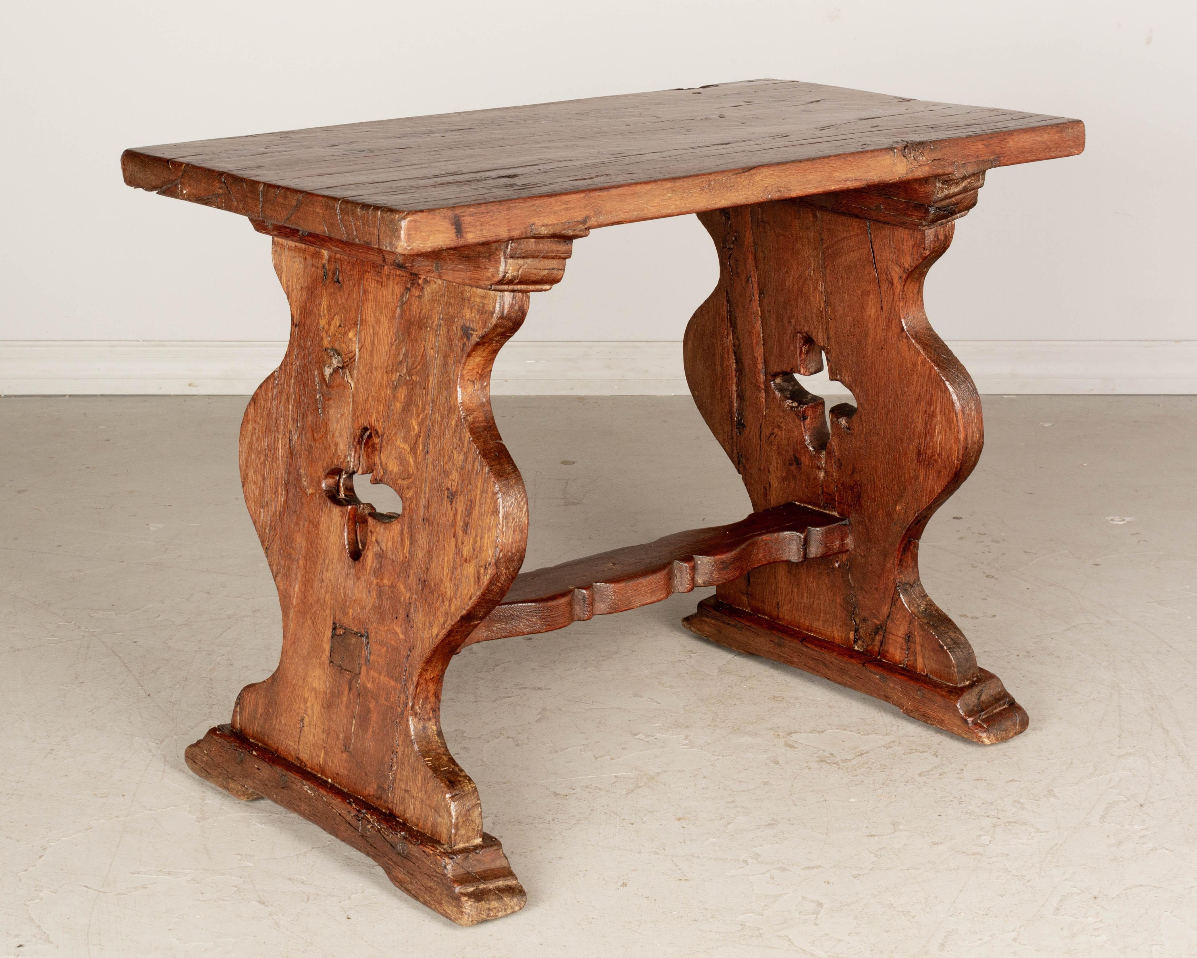 Hand-Crafted 19th Century Rustic Country French Side Table