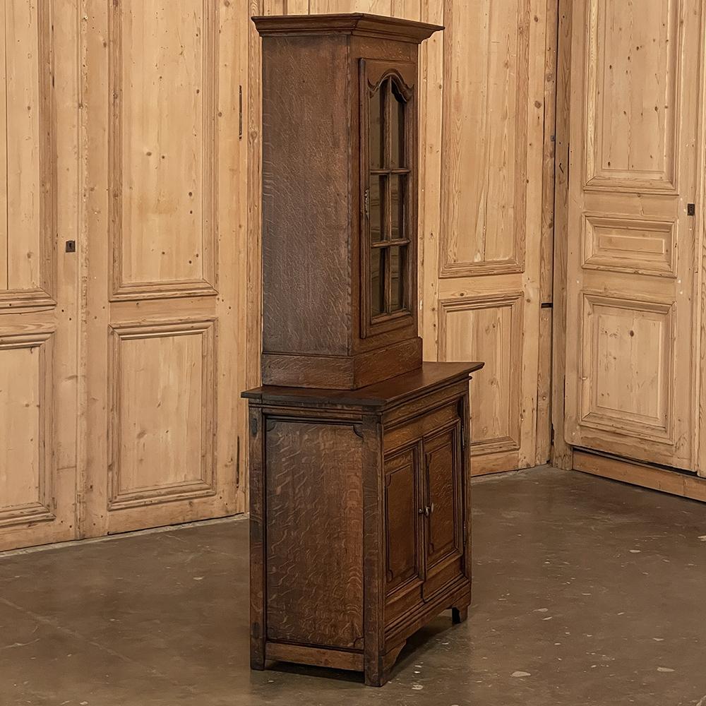 19th Century Rustic Country French Vitrine ~ Confiturier For Sale 14