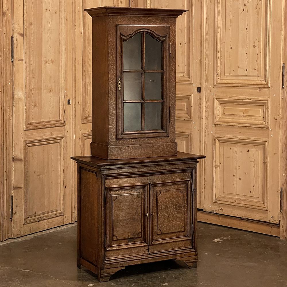 Hand-Crafted 19th Century Rustic Country French Vitrine ~ Confiturier For Sale
