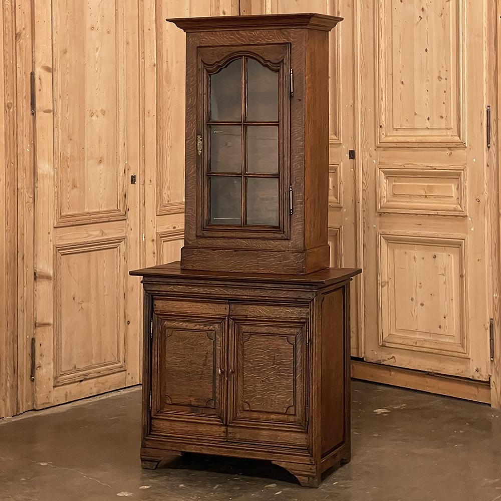 19th Century Rustic Country French Vitrine ~ Confiturier In Good Condition For Sale In Dallas, TX