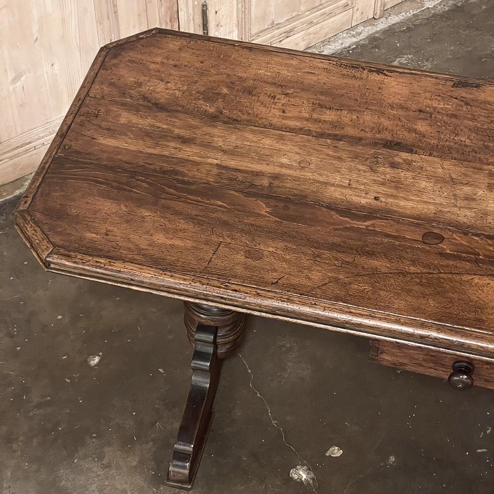 Hand-Crafted 19th Century Rustic Desk ~ Sofa Table For Sale